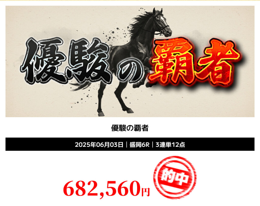 競馬予想サイトバツグンの的中実績